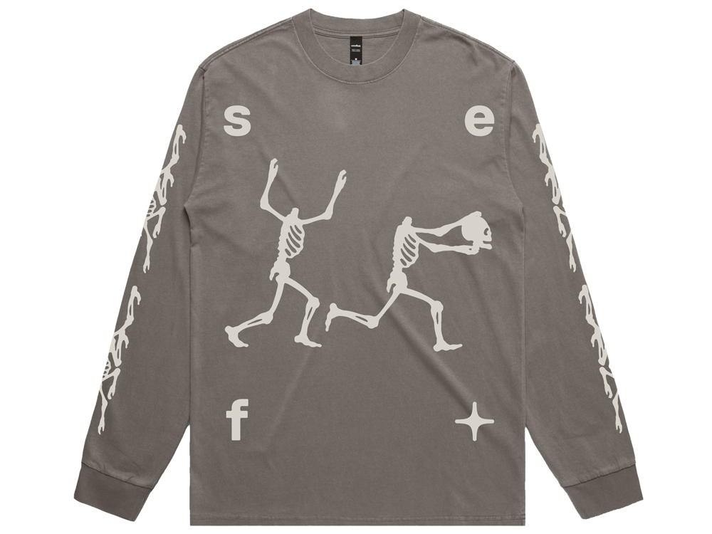 Longsleeve Faded Grey