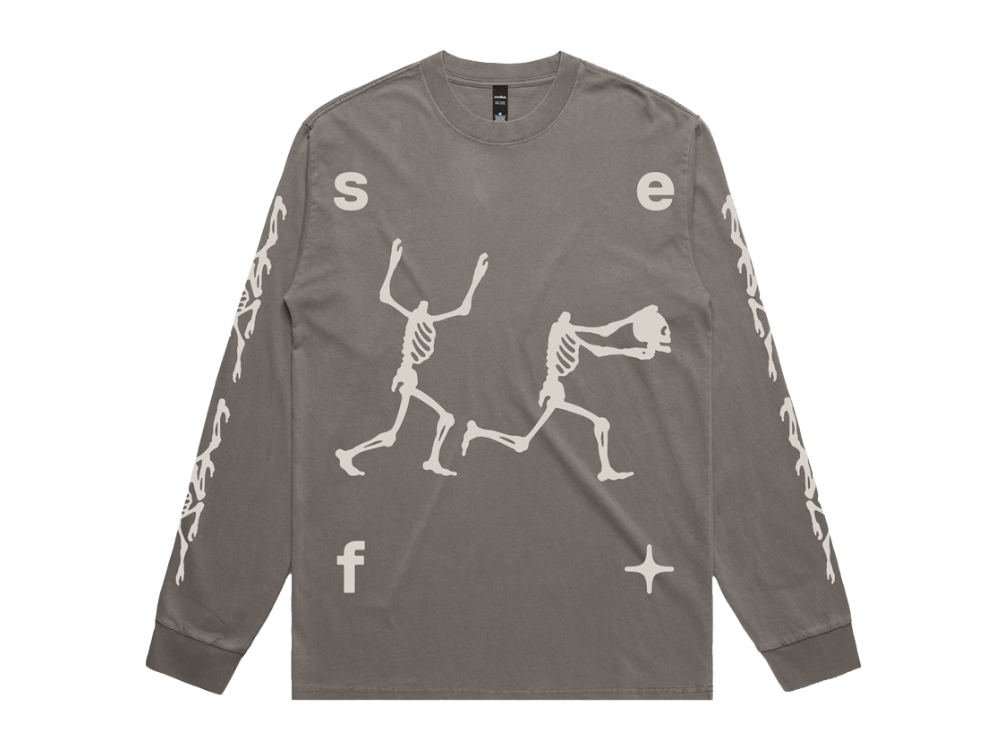 Longsleeve Faded Grey
