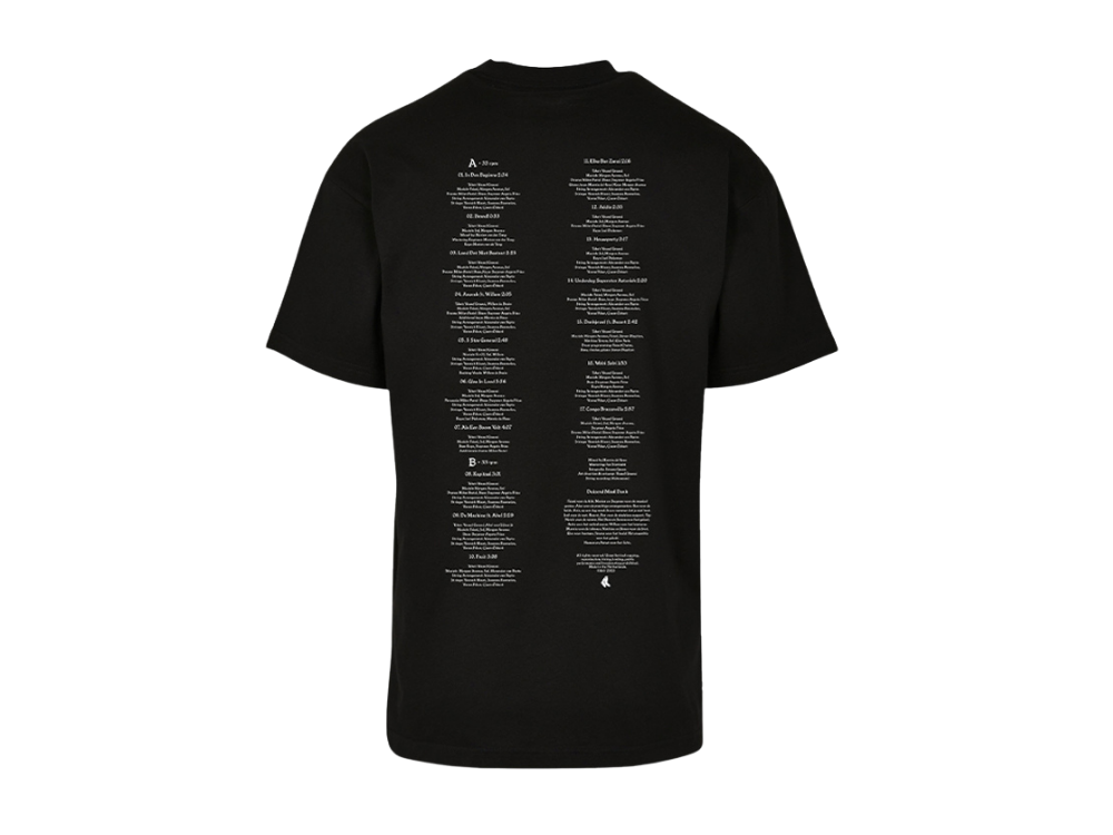 Oversized T-shirt Zwart