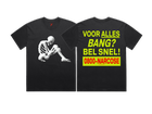 Voor Alles Bang T-shirt Faded Black
