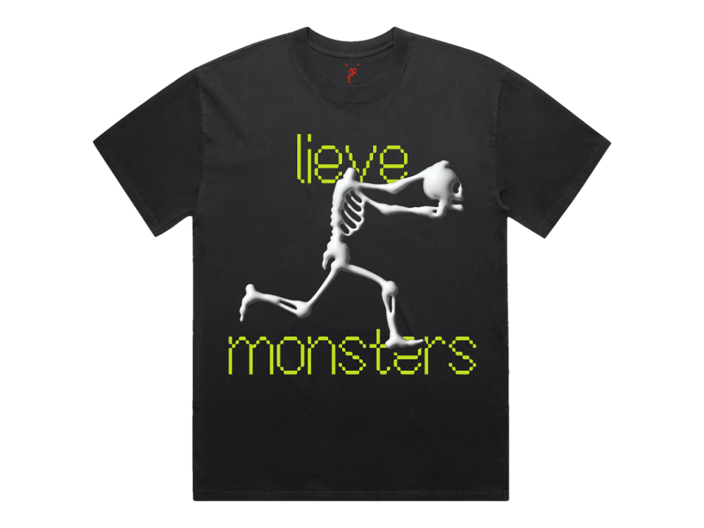 Lieve Monsters T-shirt Faded Black