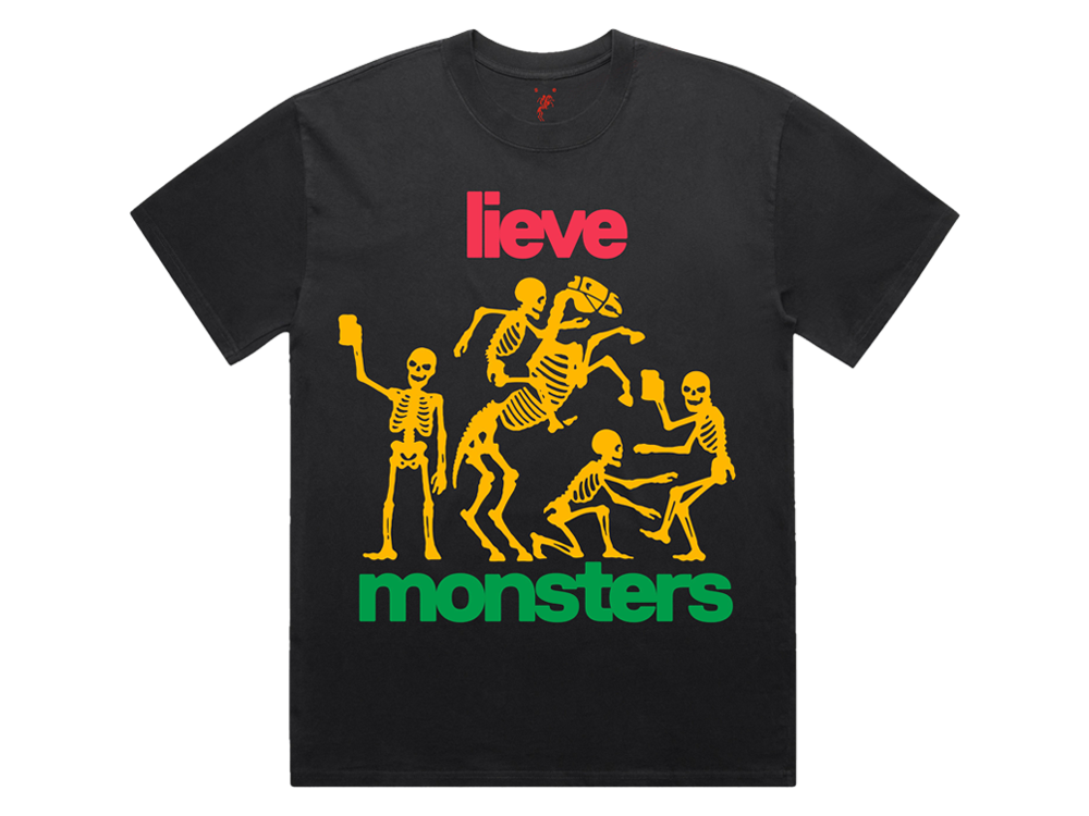 Lieve Monsters T-Shirt Zwart